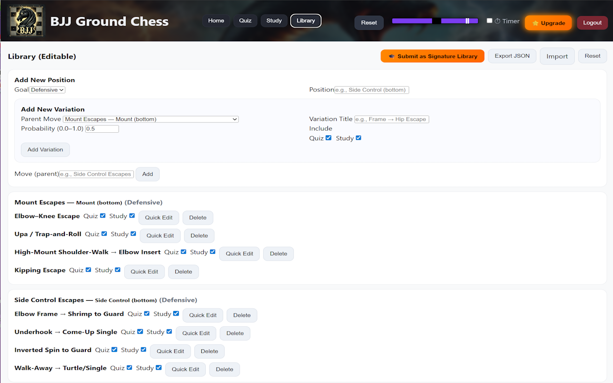 Library Editor - Customize your game